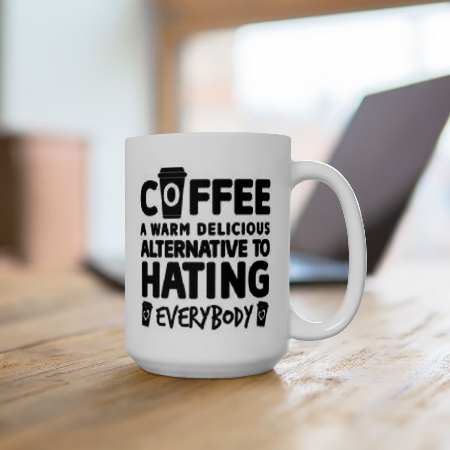 Coffee Lovers Ceramic Mug - HATERS GONNA HATE 11oz & 15oz