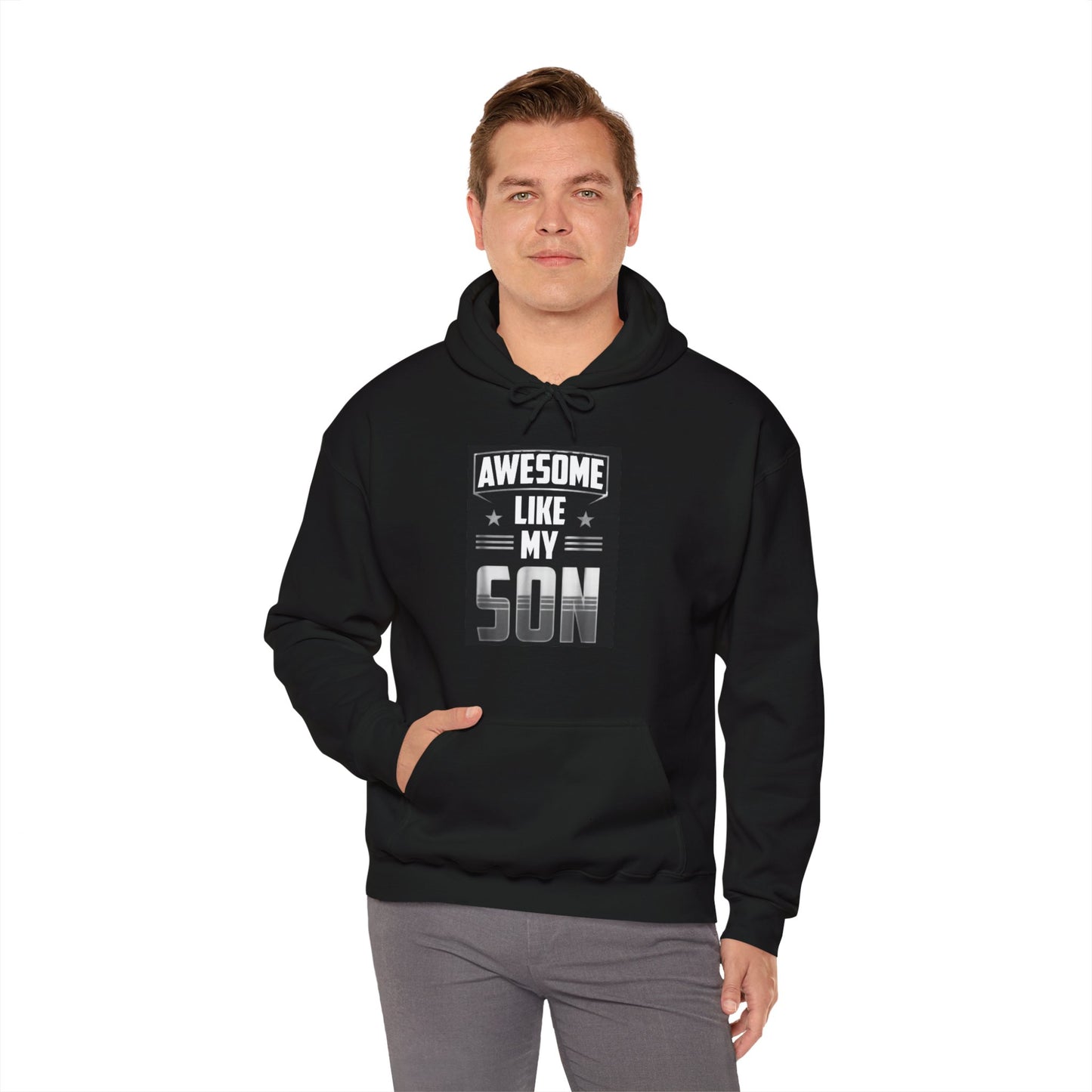 Awesome Like My Son Hooded Sweatshirt - Unisex Heavy Blend™