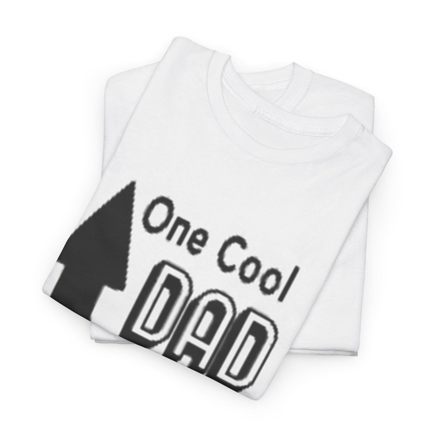 One Cool Dad Heavy Cotton Tee - Perfect Gift for Father’s Day