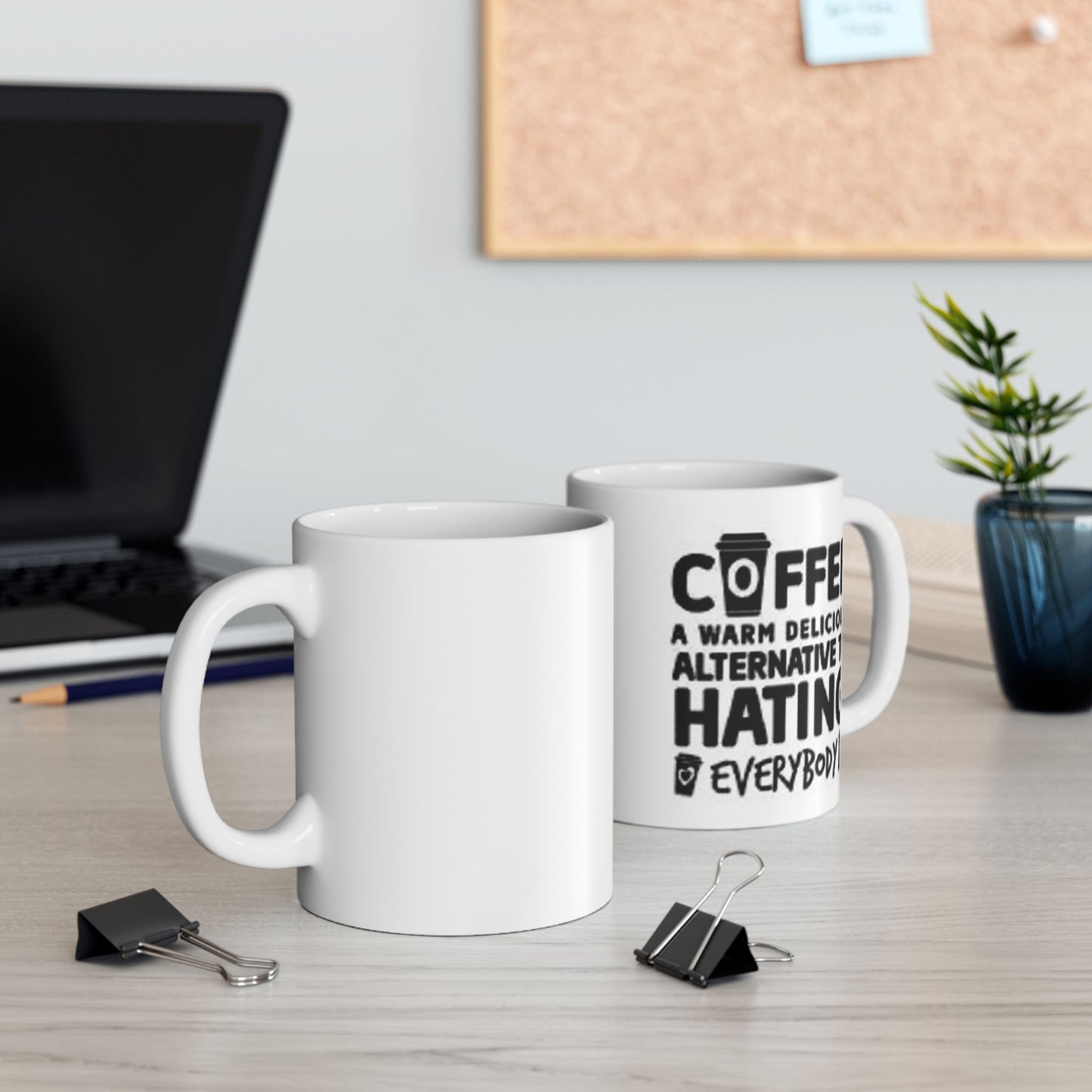 Coffee Lovers Ceramic Mug - HATERS GONNA HATE 11oz & 15oz