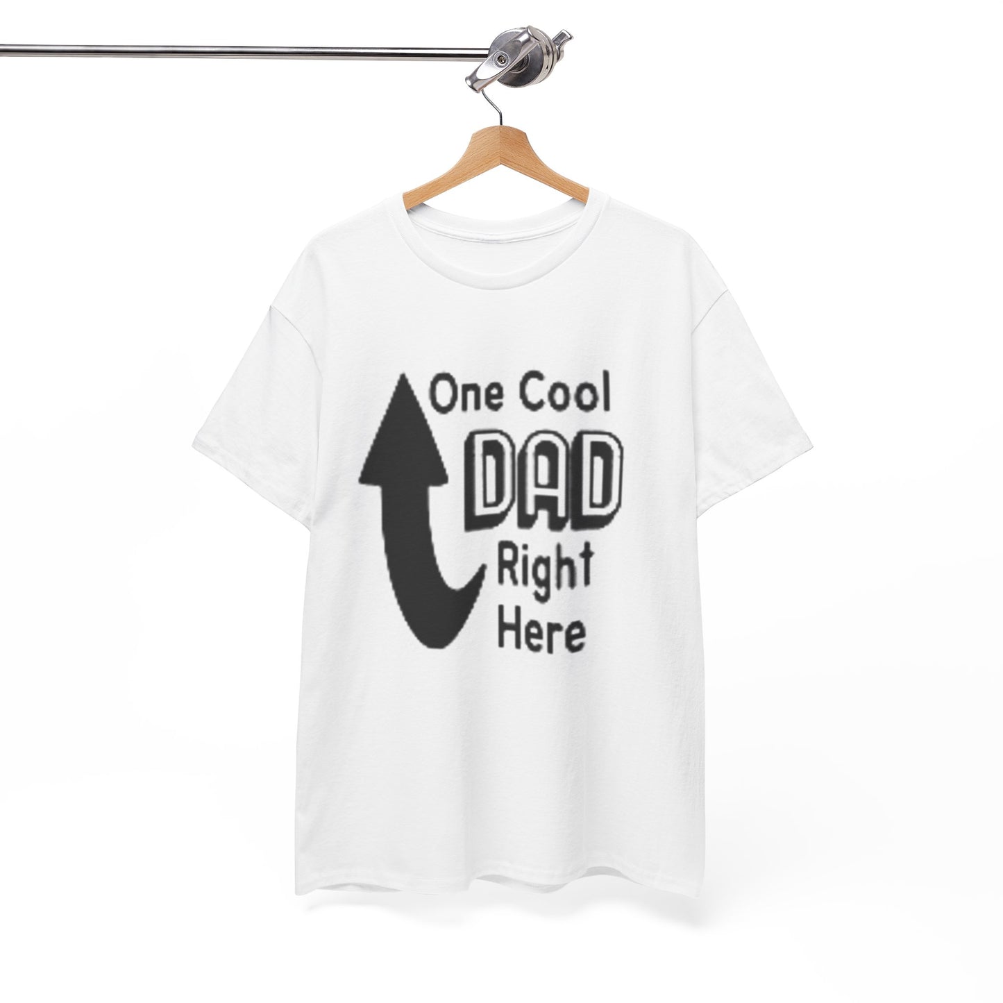 One Cool Dad Heavy Cotton Tee - Perfect Gift for Father’s Day