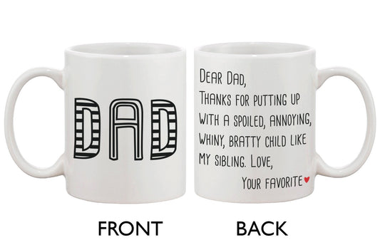 Father's Day Mug for Dad - From Your Favorite