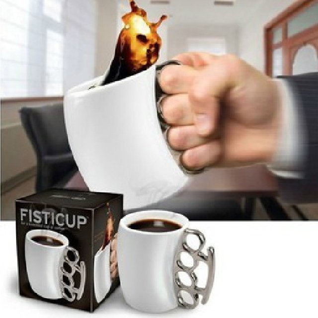 Boxing Ceramic Coffee Cup