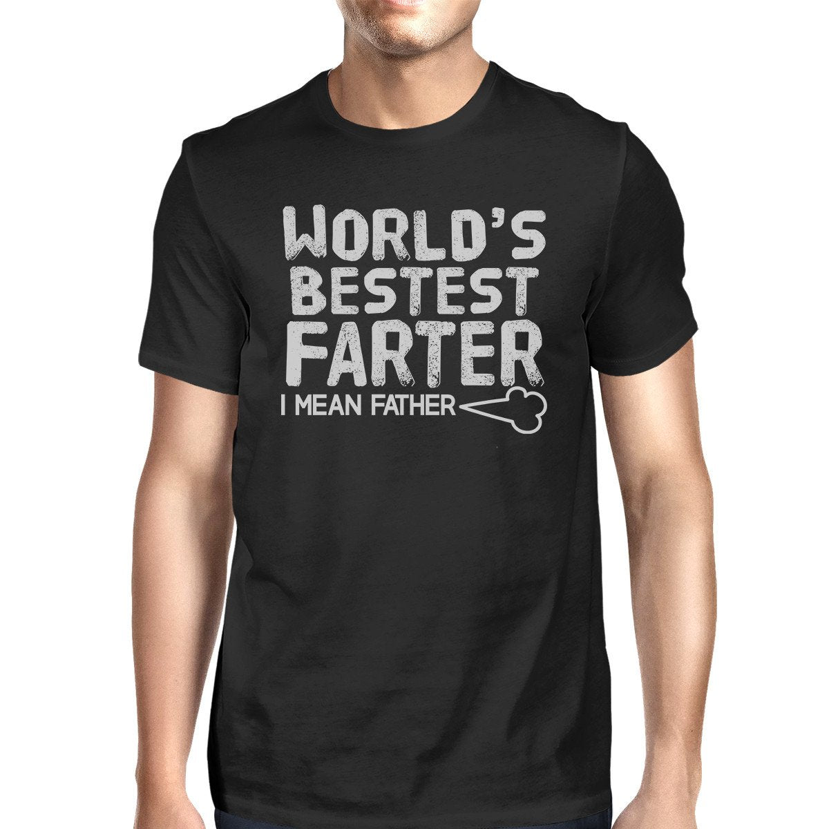 World's Bestest Farter Men's Funny T-Shirt For Dad