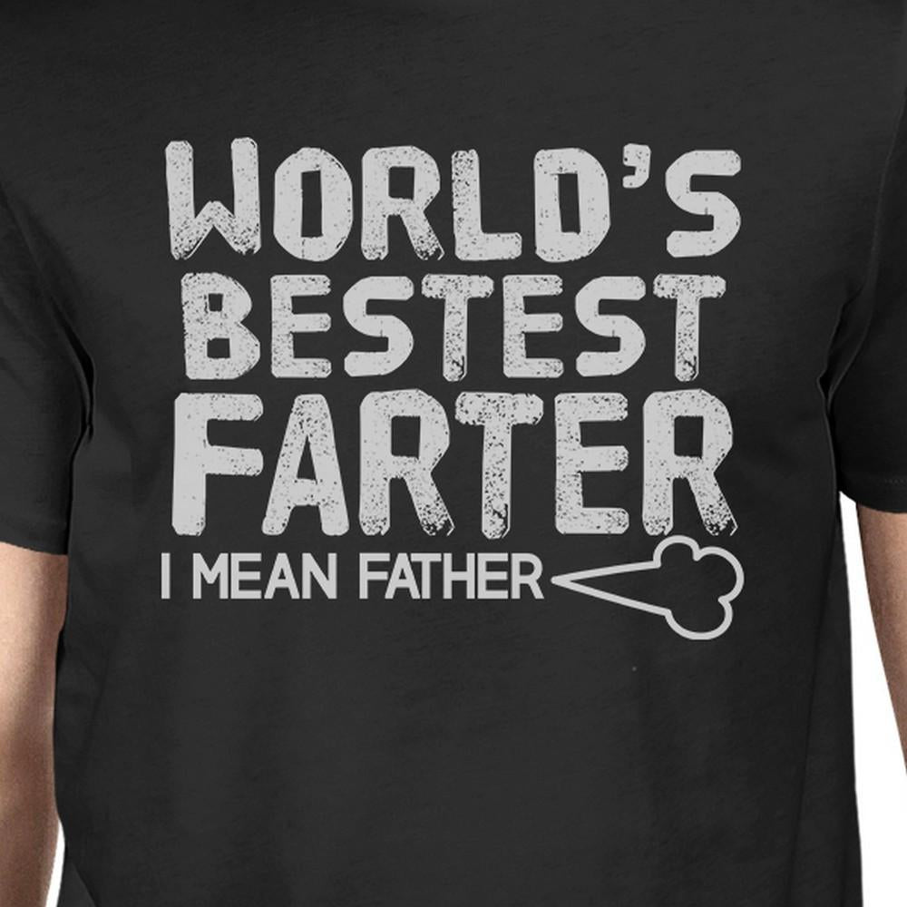 World's Bestest Farter Men's Funny T-Shirt For Dad