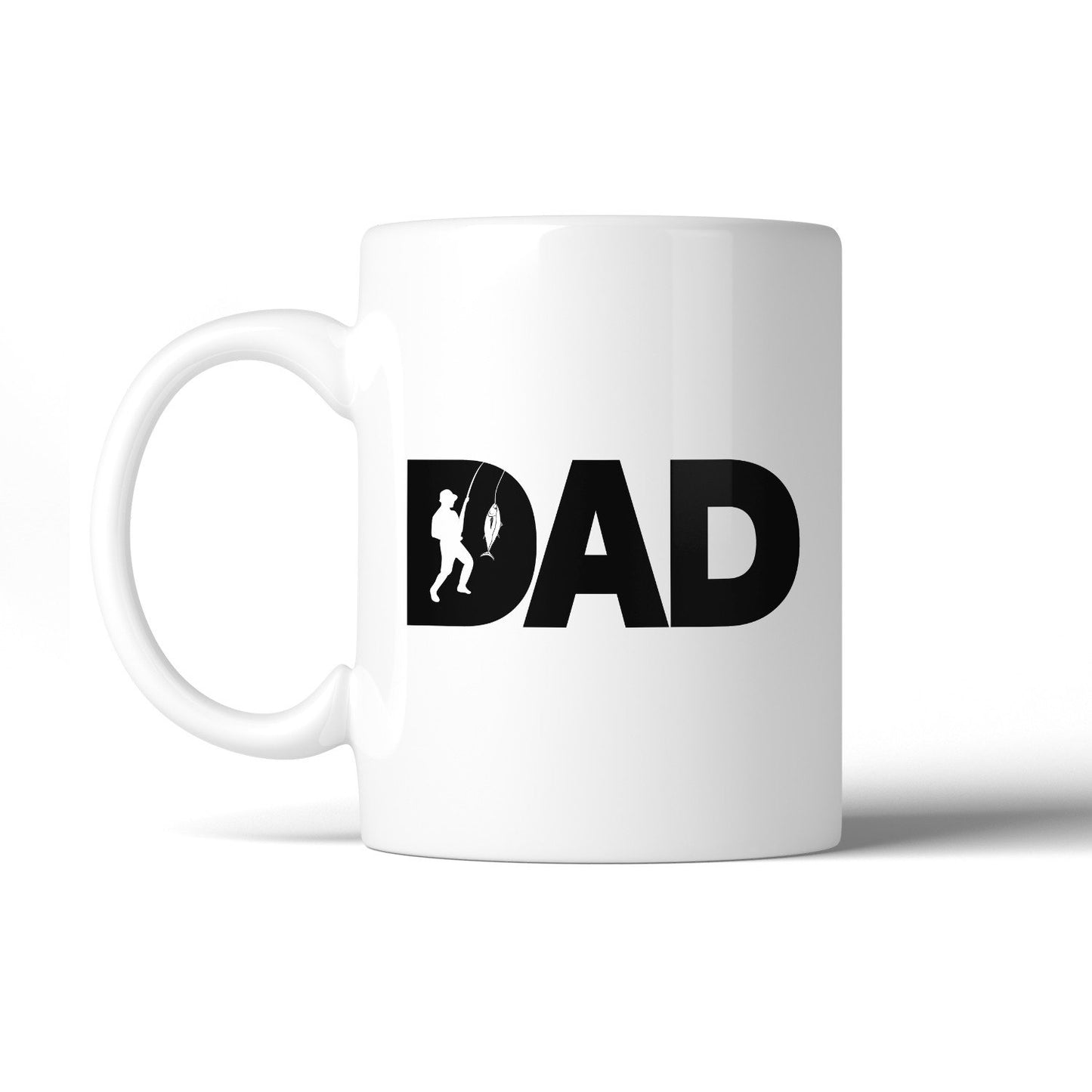 Dad Fish Unique Design Mug Funny Fishing Dad Gifts